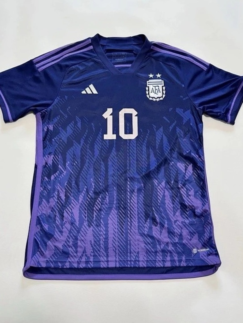 adidas Argentina 2022 Away Messi #10 Jersey Blue & Purple Men’s Small